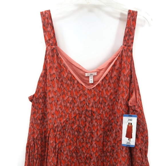 NWT Joie Bondi tiered sleeveless maxi dress sz Large - Picture 7 of 14